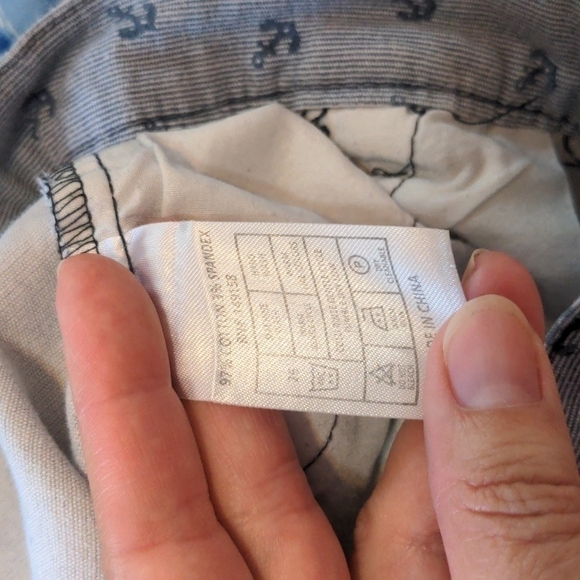 craft Flow nautical flat front shorts size 14 - Picture 7 of 8